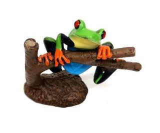 Obrázek z Figurka žába Listovnice červenooká 8cm na větvi 